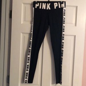 Pink Victoria’s Secret yoga leggings size small